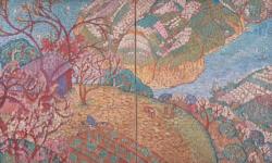 《果樹島園》1918年　福岡県立美術館蔵